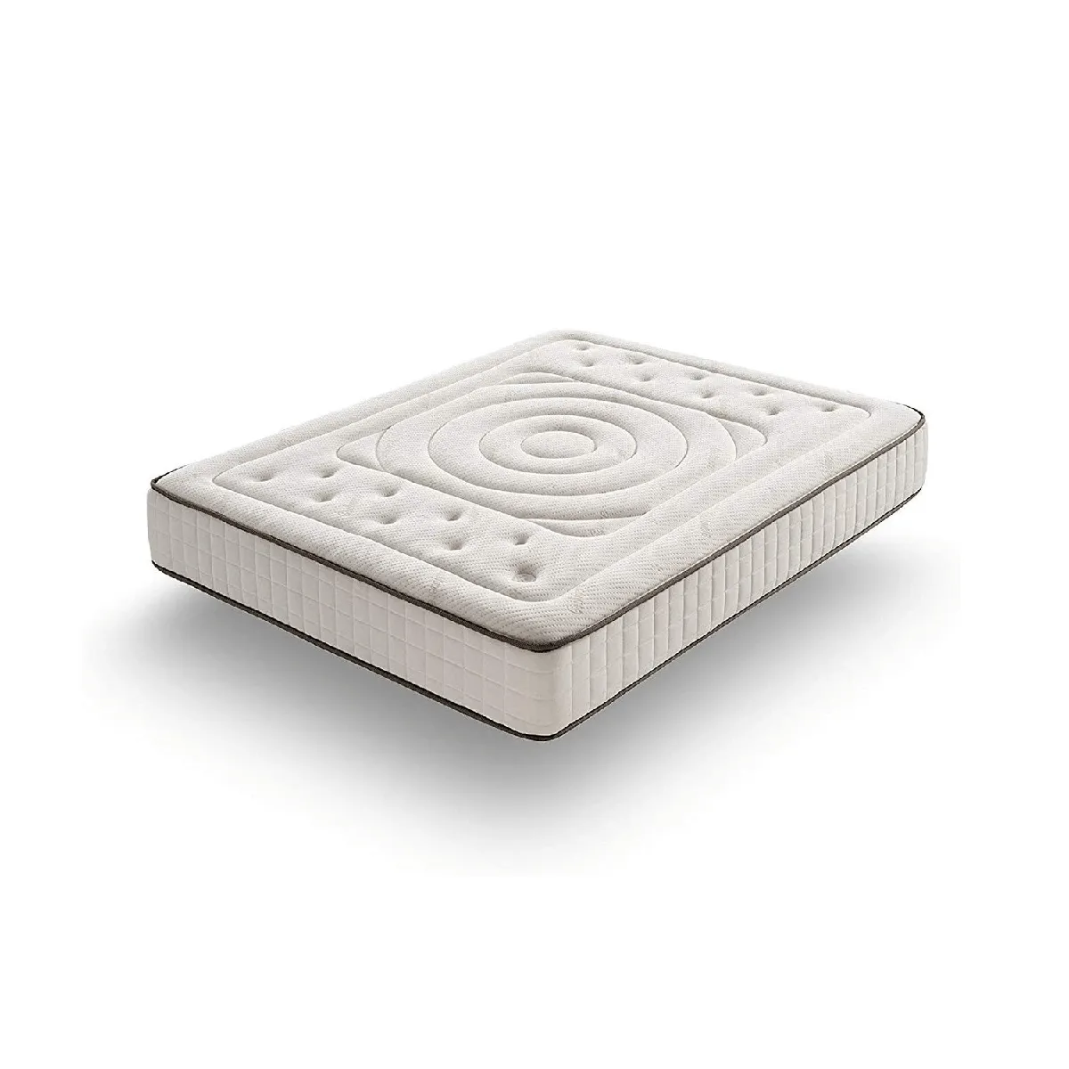 Matelas mousse 180x200 Imperial Cachemire, 25 cm, confort multizone, accueil moelleux, ferme, anti-acarien et hypoallergénique