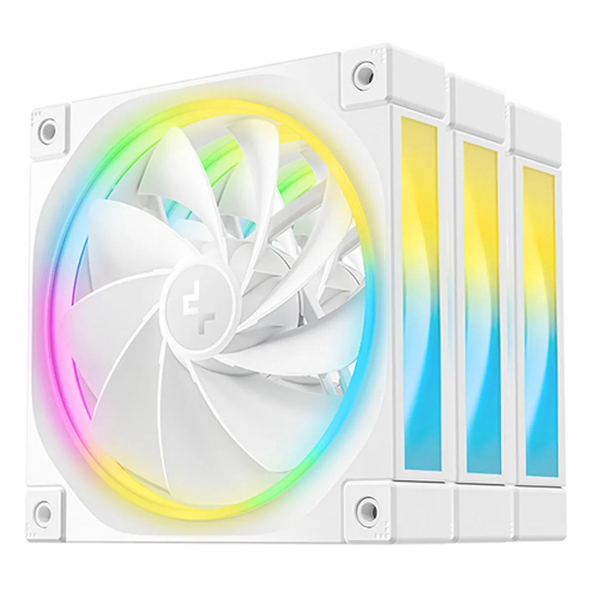 Deepcool Blanc Fl12r Wh-3 In 1 Boitier Pc Ventilateur 12 Cm 3 Pièce(S) - Neuf - Image 3