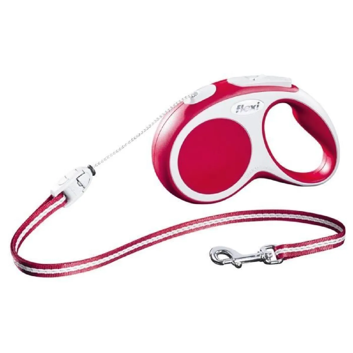 Comparer les prix de Laisse Enrouleur Flexi Vario Xs 3M Cordon Rouge