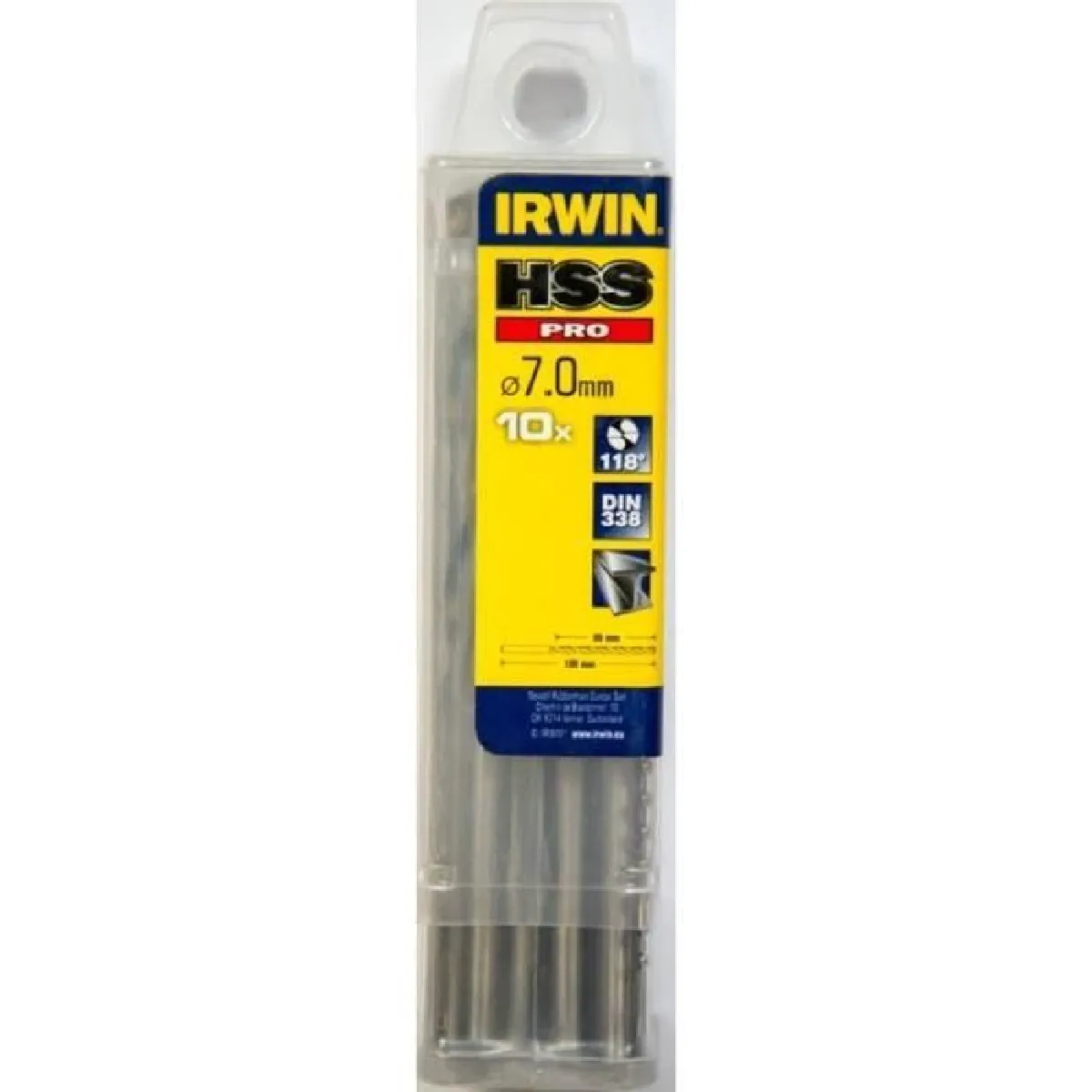 IRWIN  forets m&eacute;tal HSS Pro - lot de 10