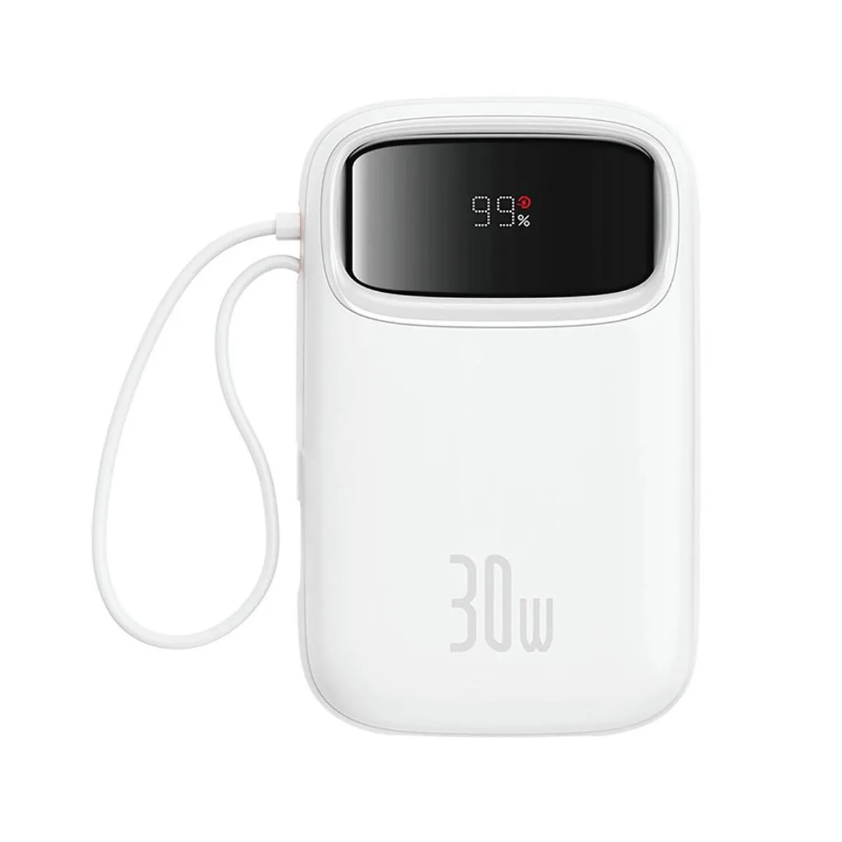 Baseus Blanc Batterie Externe Usb-C Qpow 2 - 10 000 Mah