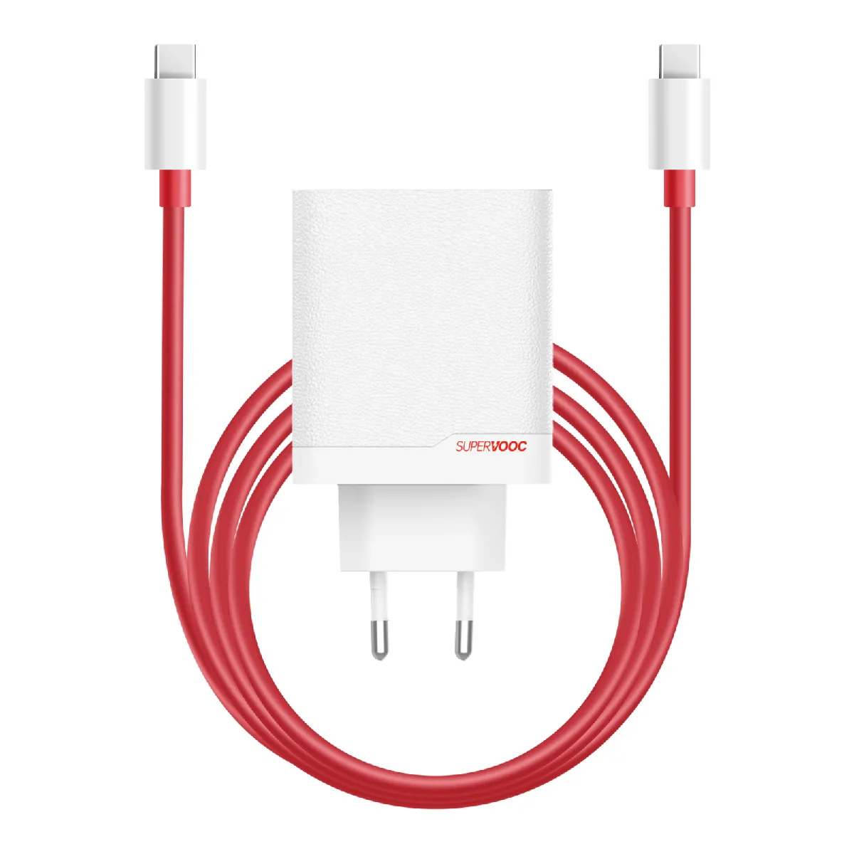 Oneplus Blanc Chargeur Secteur 120W Double Port Usb Et Usb C Avec Câble 1M