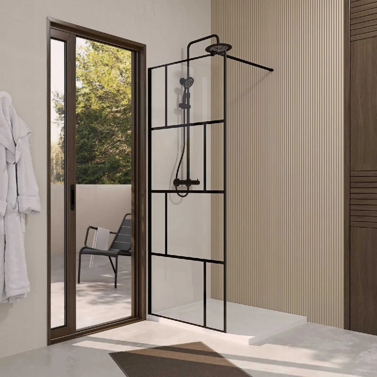 Paroi de douche 80 cm - vue 2