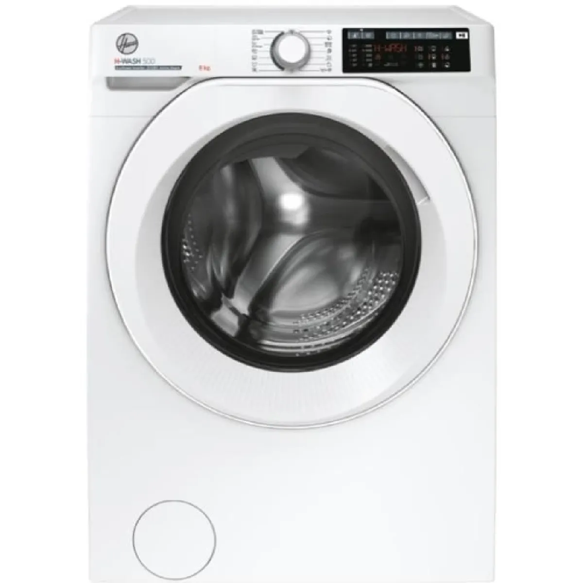 Lave linge hublot HOOVER H WASH 500 HW 28AM1 8 kg Induction 1200 trsmin Classe A Connecté Vapeur
