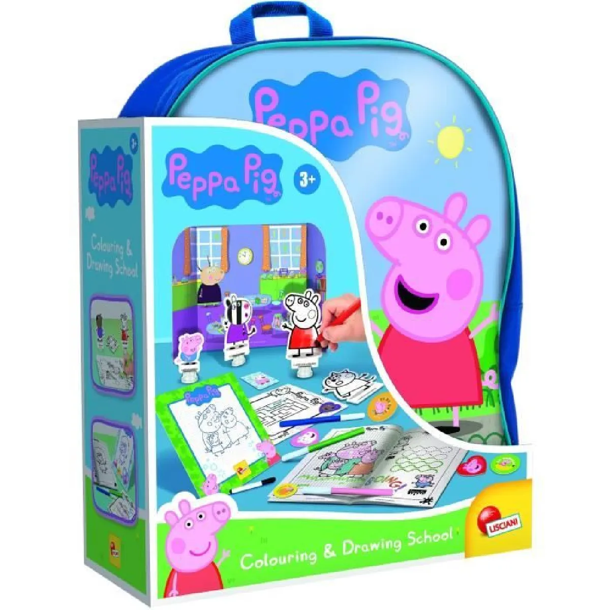 Lisciani giochi Sac à dos école de dessin Peppa Pig Lisciani giochi Sac à dos école de dessin Peppa Pig