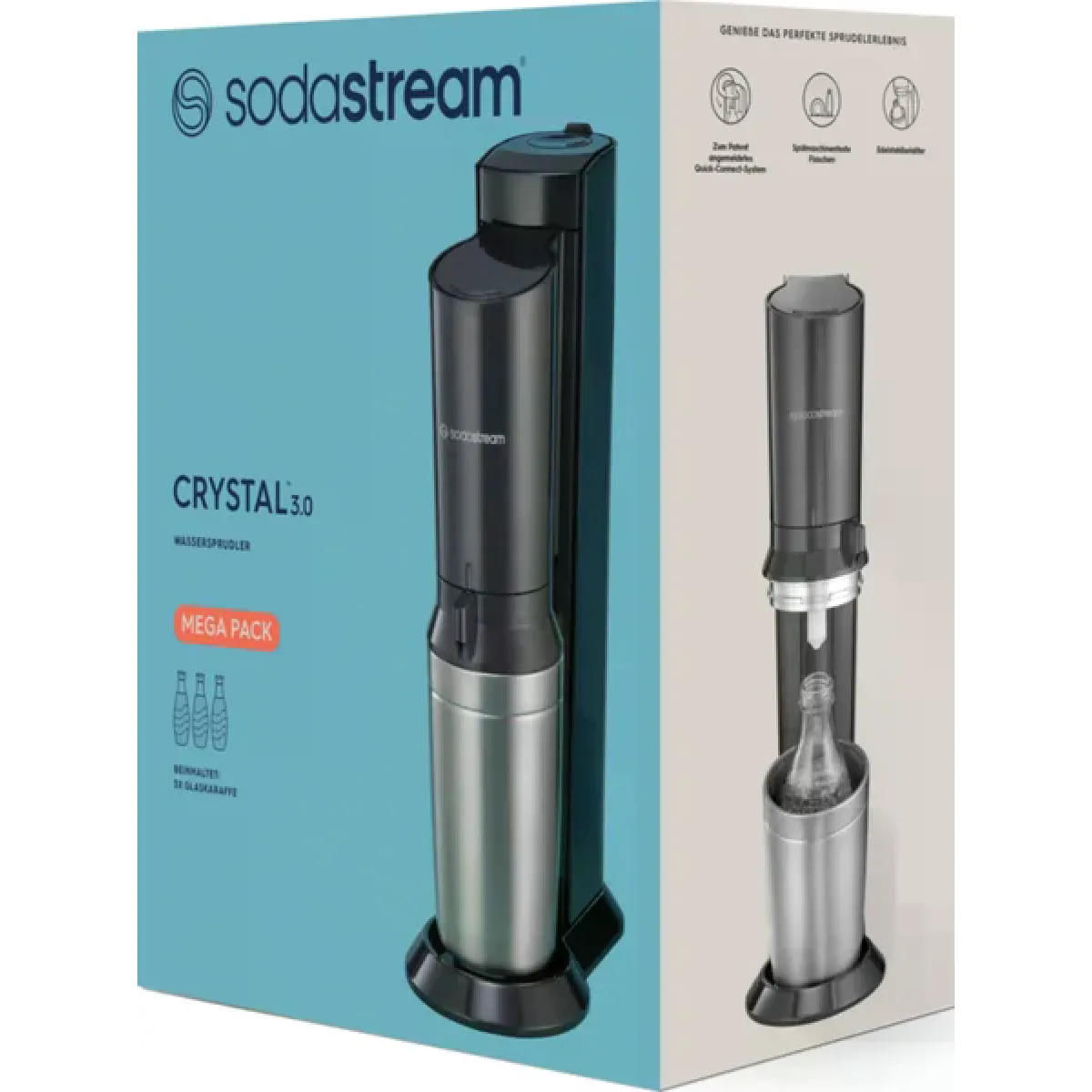 SODASTREAM  Crystal 3.0 - noir