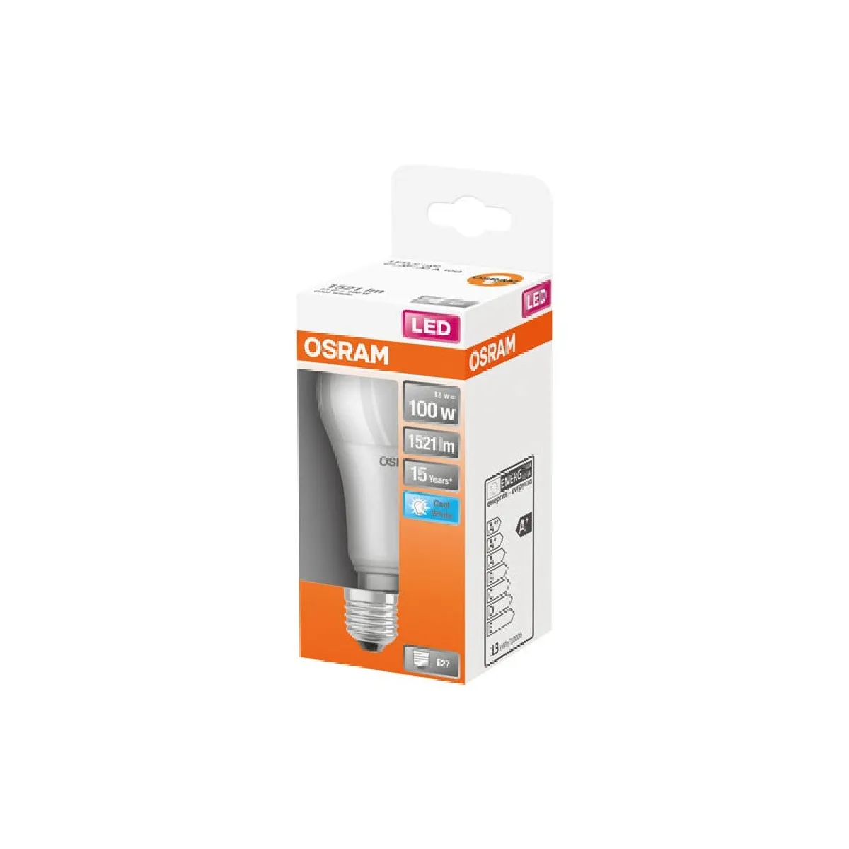 OSRAM Ampoule LED Standard verre dépoli =100 E27 froid - vue 7