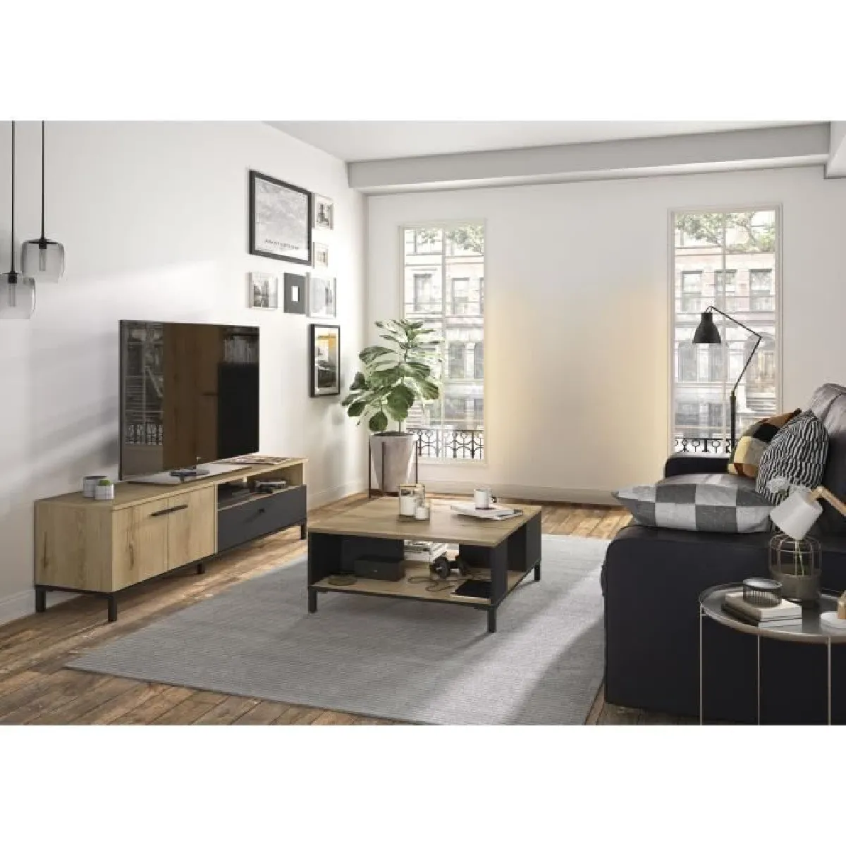 Gami ensemble meuble TV et table basse Gami ensemble meuble TV et table basse