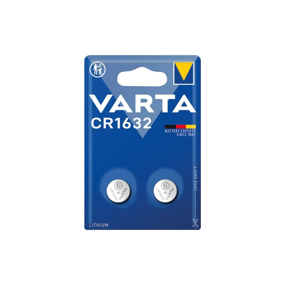 VARTA Pile électronique lithium CR1632 3V x2 - vue 2