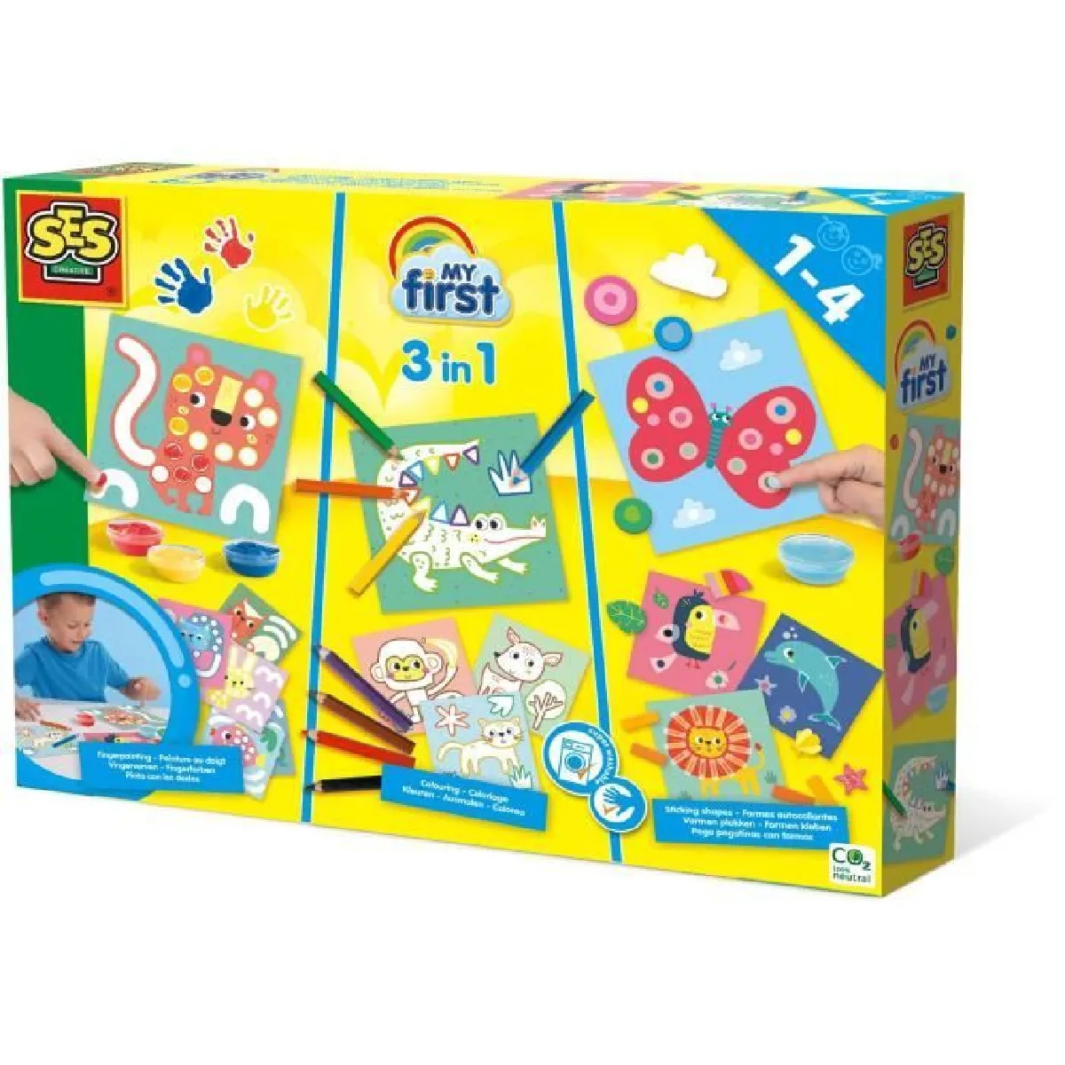 Ses Creative Coffret Peinture 3 En 1