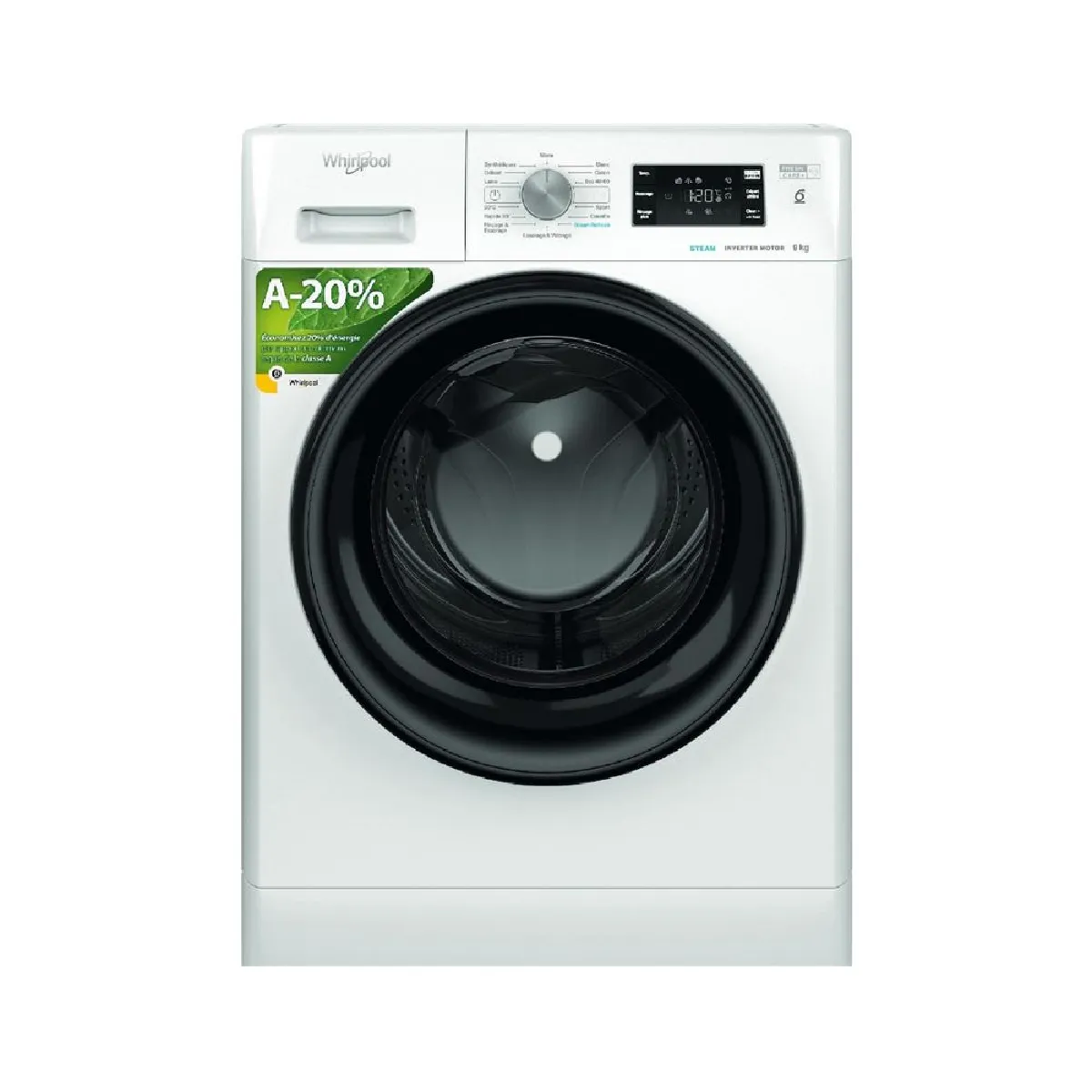 Lave linge hublot Whirlpool FFBB9489BVFR - vue 7