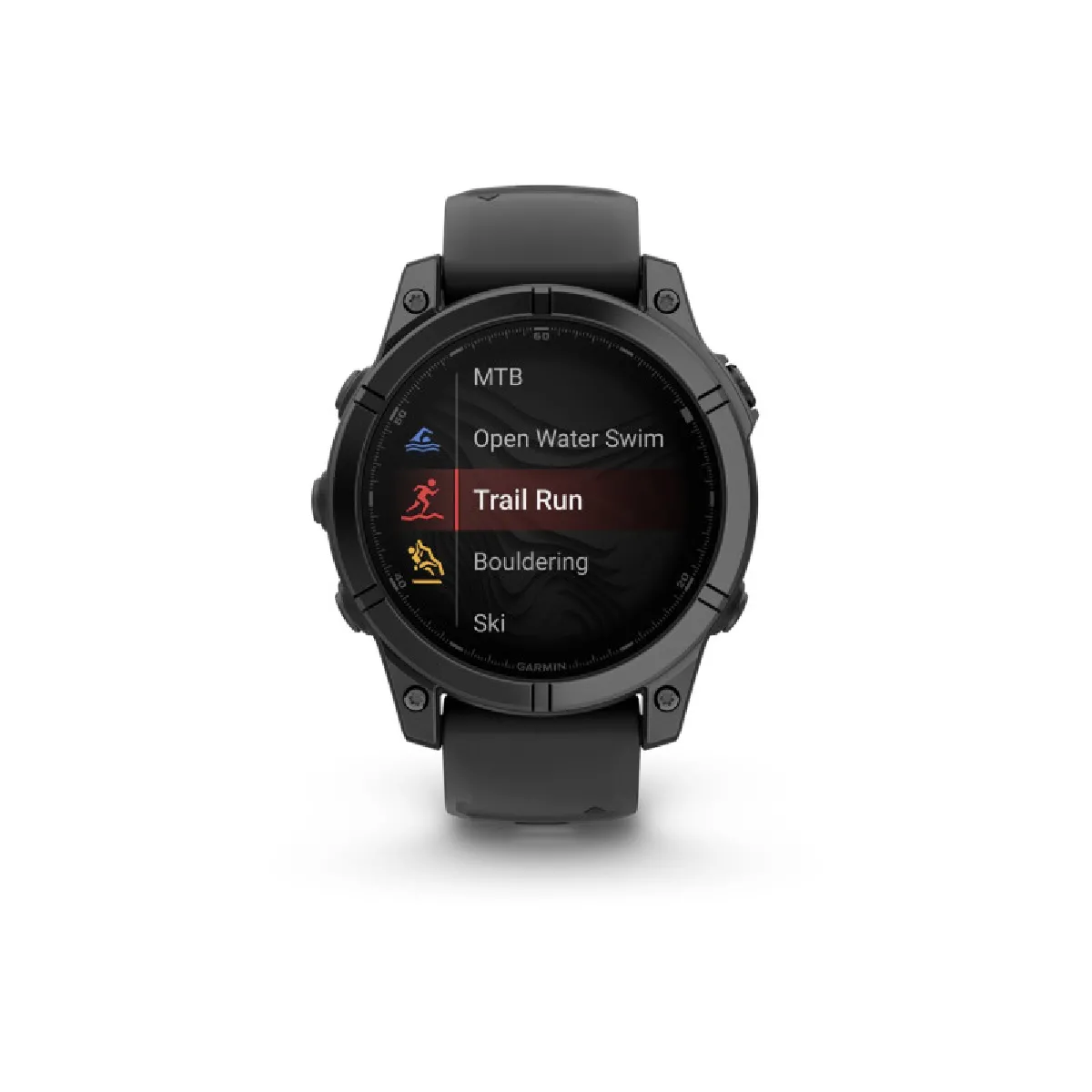 Montre connectée Garmin fenix E AMOLED 47mm Acier avec bracelet - vue 7