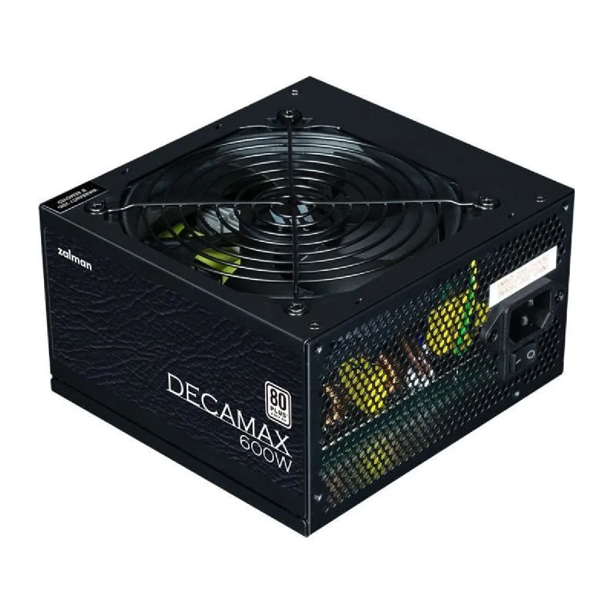 Alimentation PC ZALMAN DecaMax 80+ Non modulaire Ventilateur 120mm - vue 4