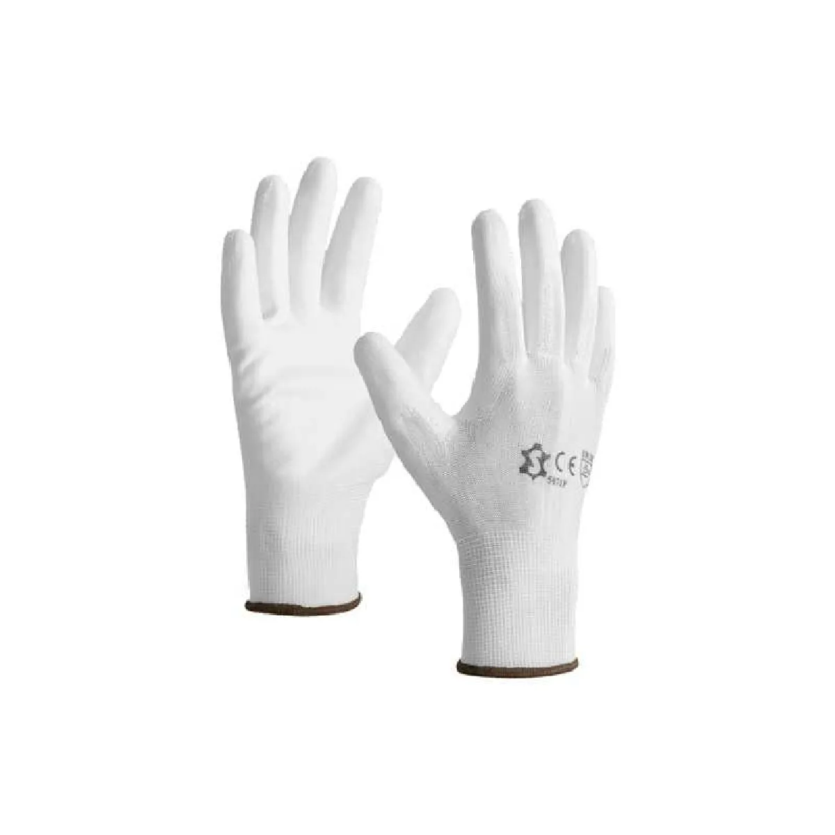 GENERIQUE - Gants de protection - Blanc - Taille 8 - Image 2