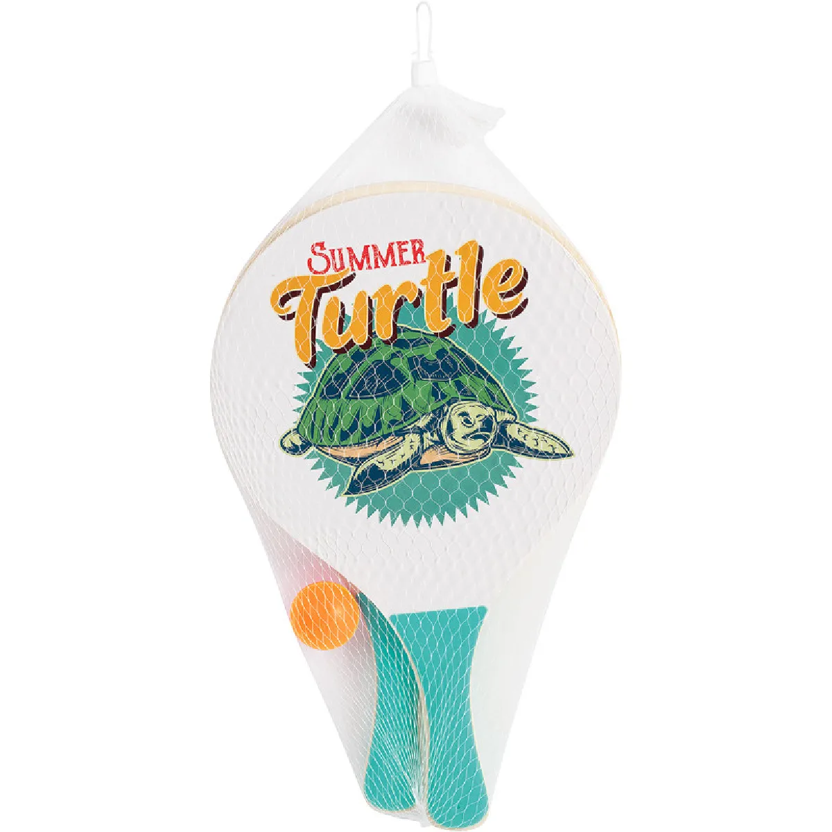 Wdk Partner Blanc Raquette Animaux Beach Ball - Image 2
