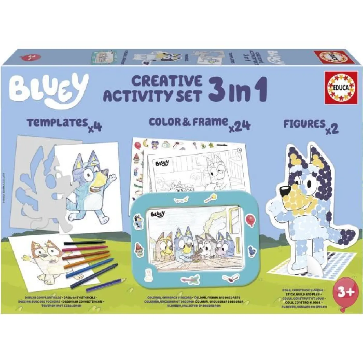 Educa Borras Coffret Créatif Bluey - 3 Activités