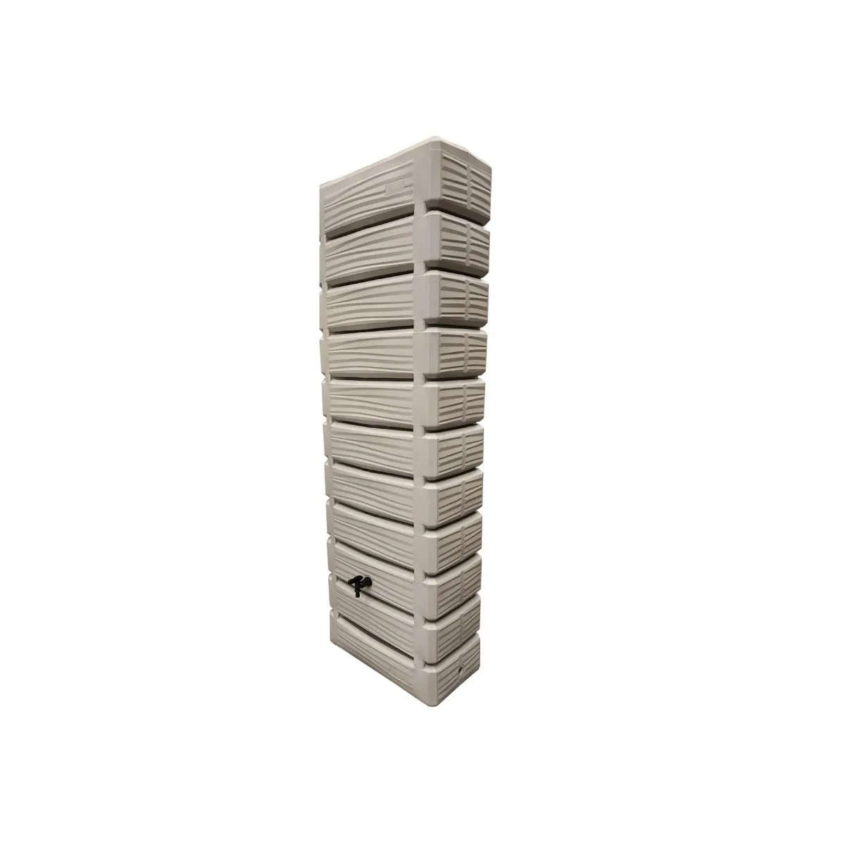 Récupérateur à eau DUNE 300 Litres Grège 34 x 60 x ht 180 cm - vue 2