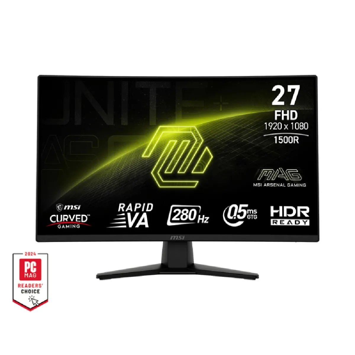 Msi Gris/Noir 27" Led - Mag 274Cxf - Image 7