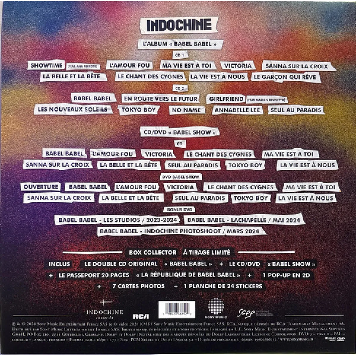 Indochine - Babel Babel - CD - Rue du Commerce