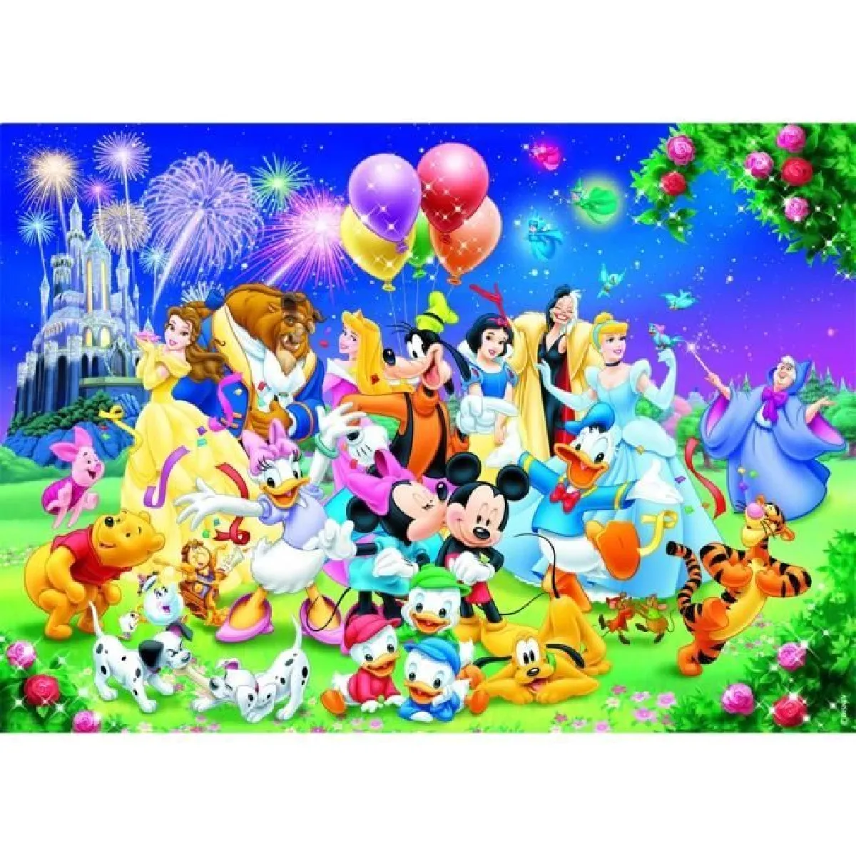 Puzzle 1000 pièces La famille Disney Ravensburger Nathan - vue 2