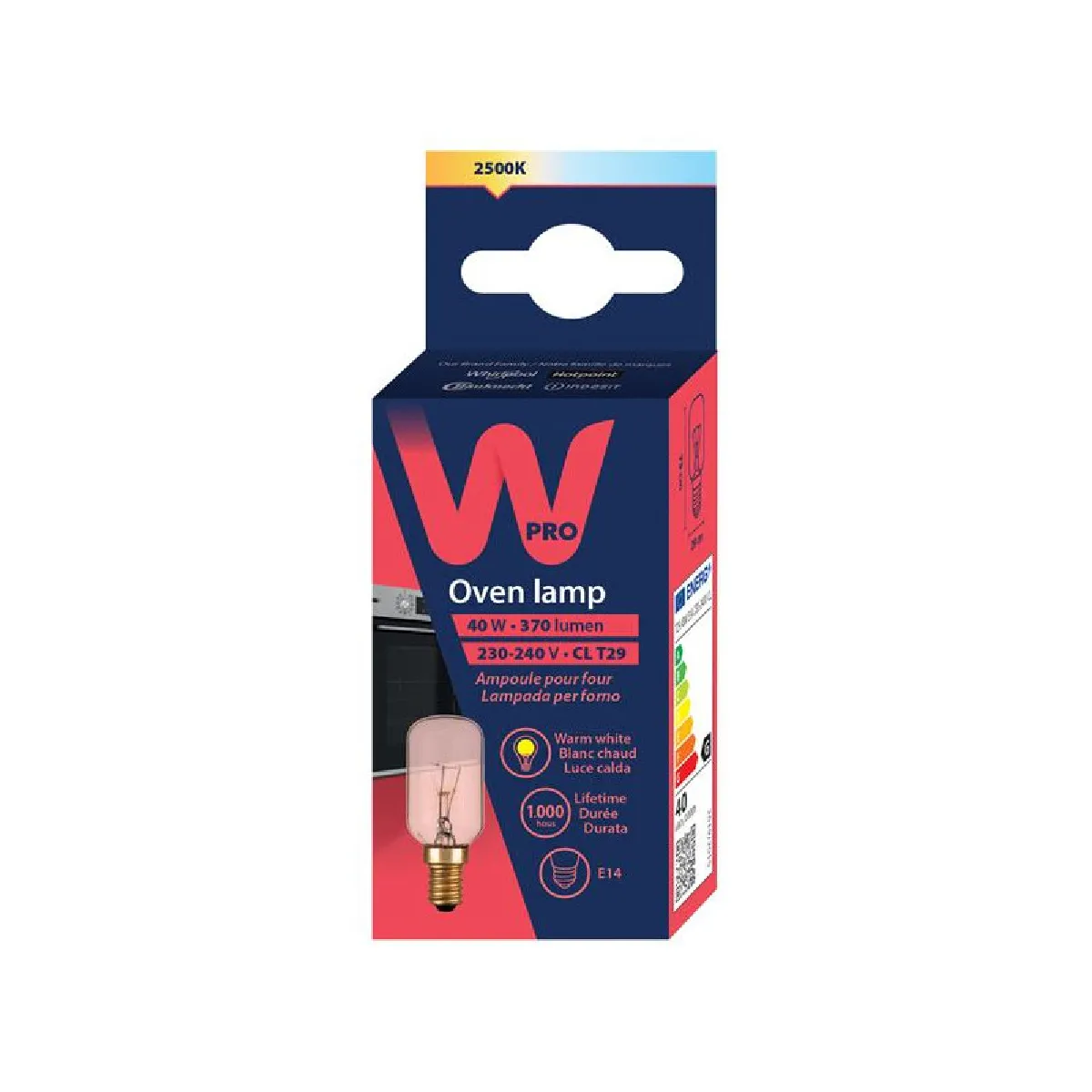 Wpro Ovl024 - Ampoule Pour Four - Image 3