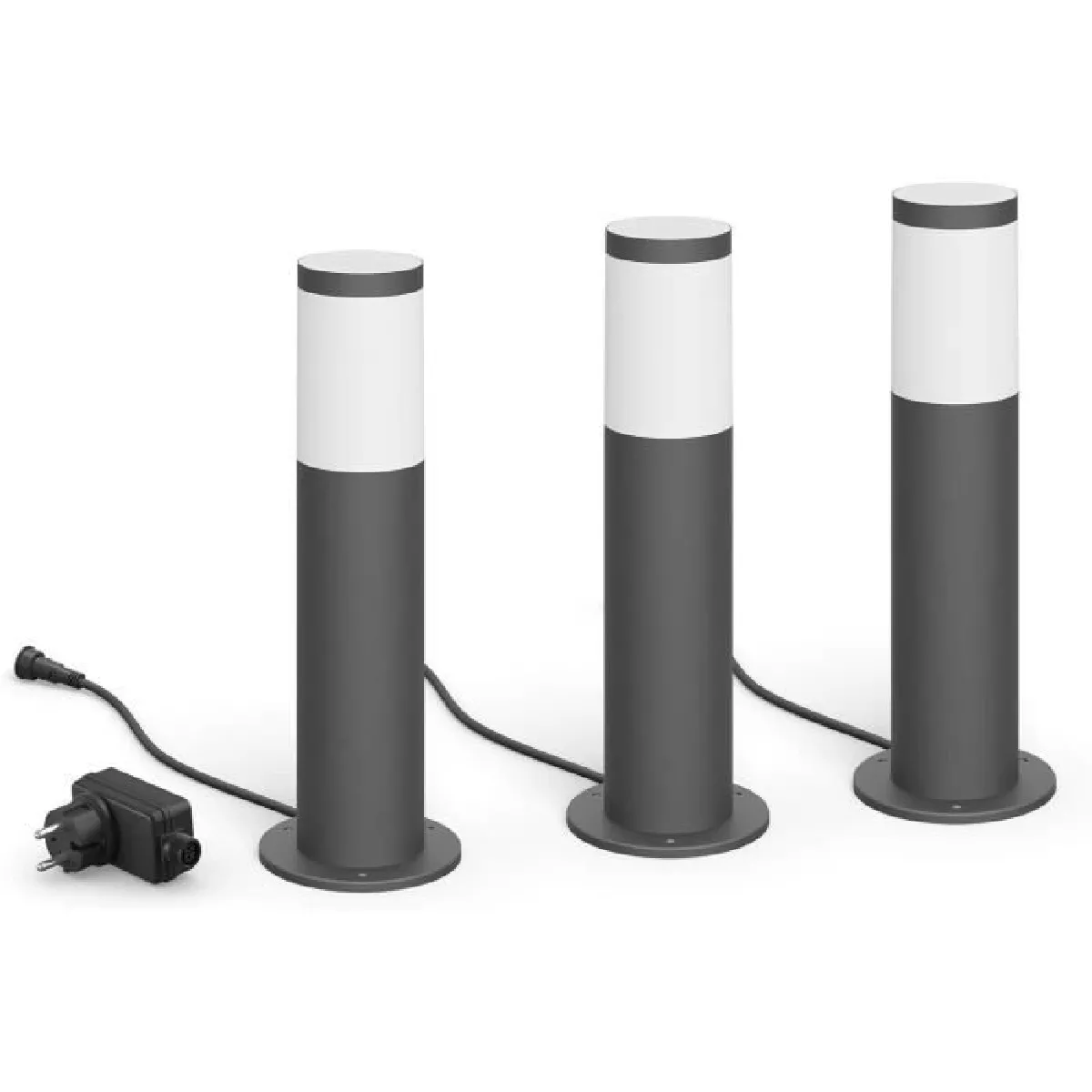 Pack de 3 bornes extérieures PHILIPS Garden Link Basse tension IP44 - vue 2