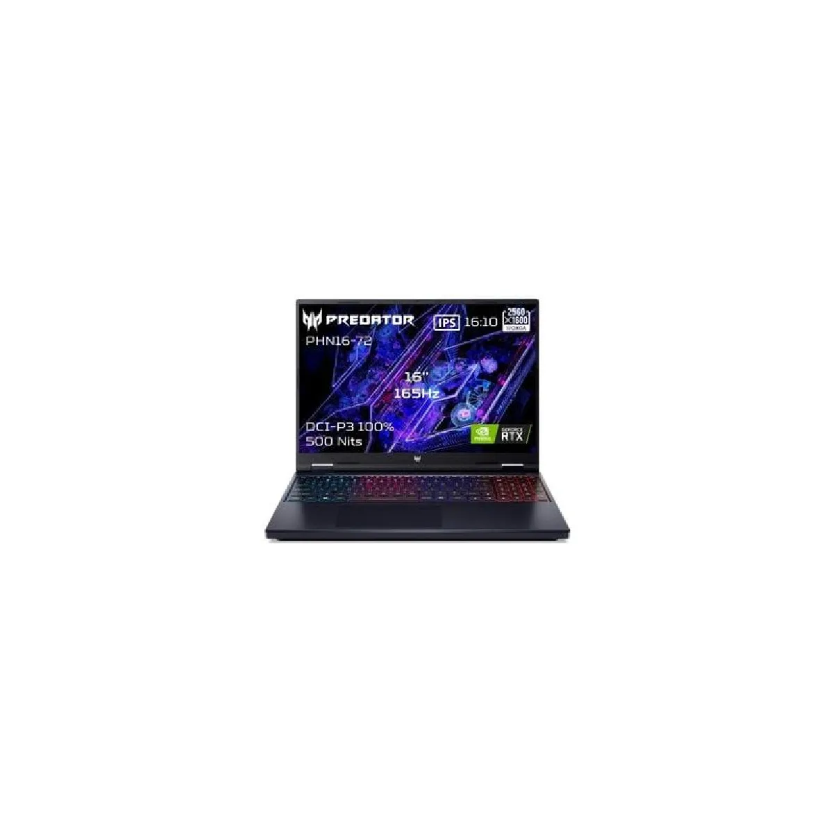 PC Portable Gaming Acer Predator Helios Neo PHN16 72 16 QHD+ 165 Hz Intel® Core™ i7 RAM SSD Nvidia GeForce RTX 4060 Abyssal - vue 5