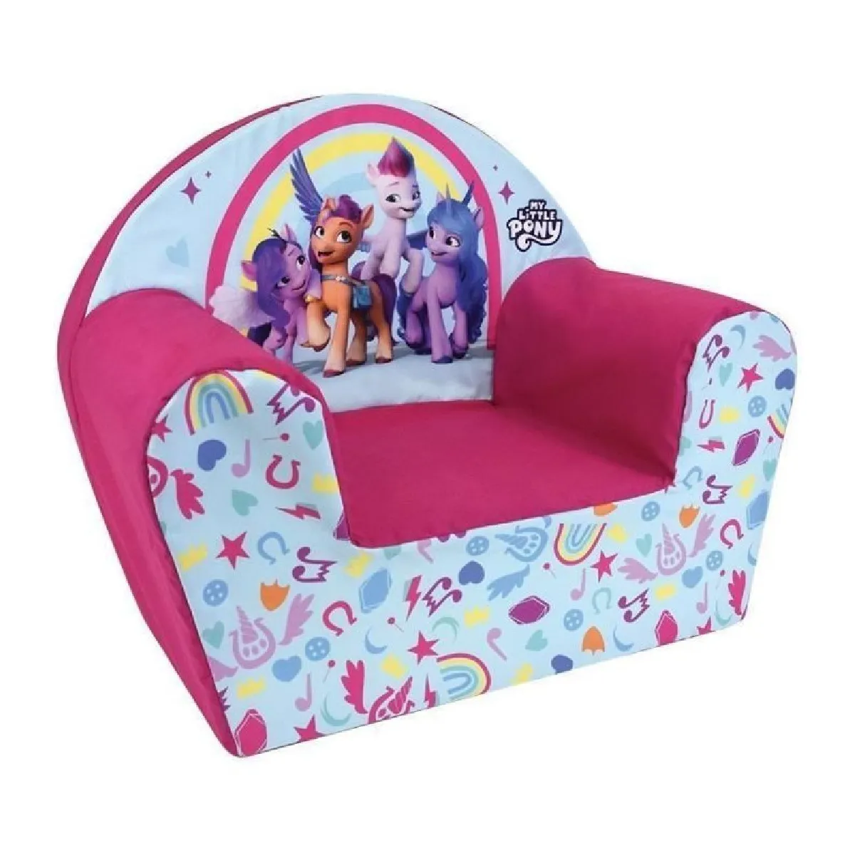 Fun house Fauteuil club My Little Pony - Rose Fun house Fauteuil club My Little Pony - Rose