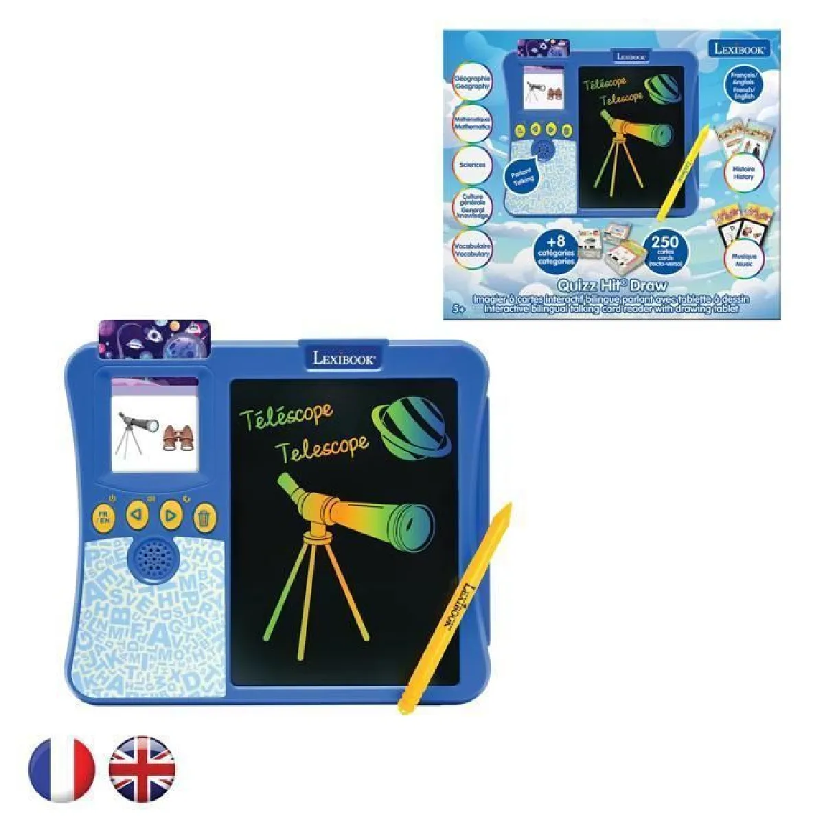 Lexibook Coffret imagier interactif - 200 cartes