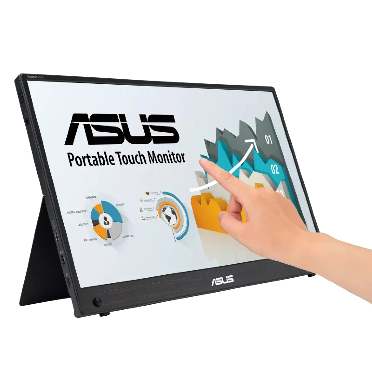 ASUS Monitor portable MB16AMTR ZenScreen 90LM04S0 B02170
