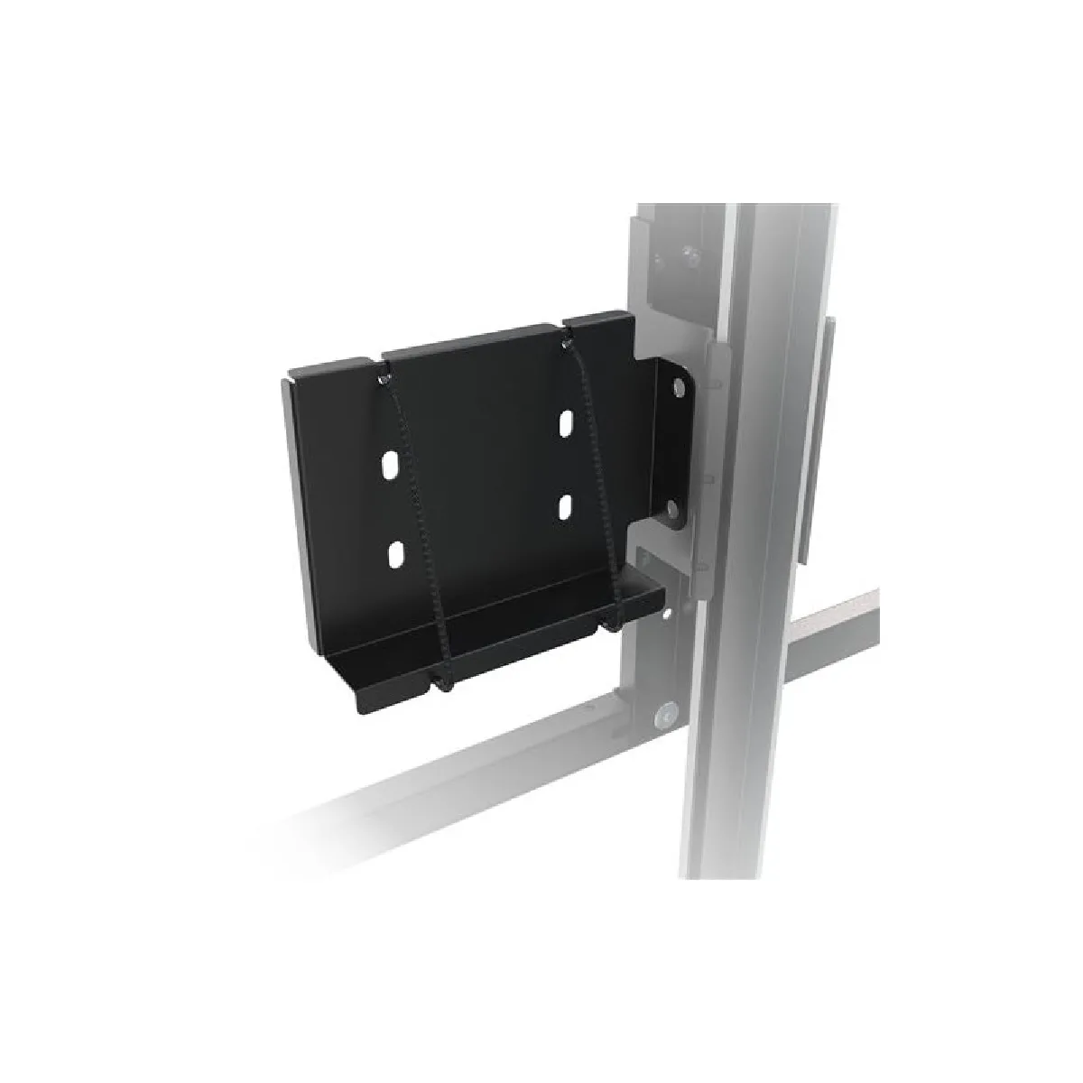 Erard - Tablette Porte-Périphérique pour Pied TV Kana - Acier - Noire - Image 4
