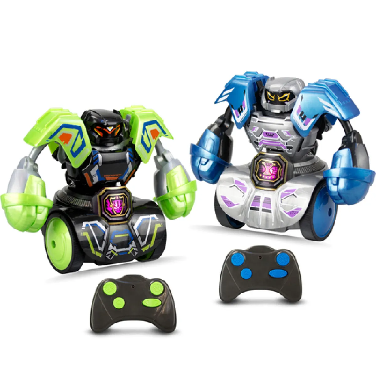 Silverlit Pack 2 Robots Éducatifs Télécommandés Kombat Tornado - Image 3