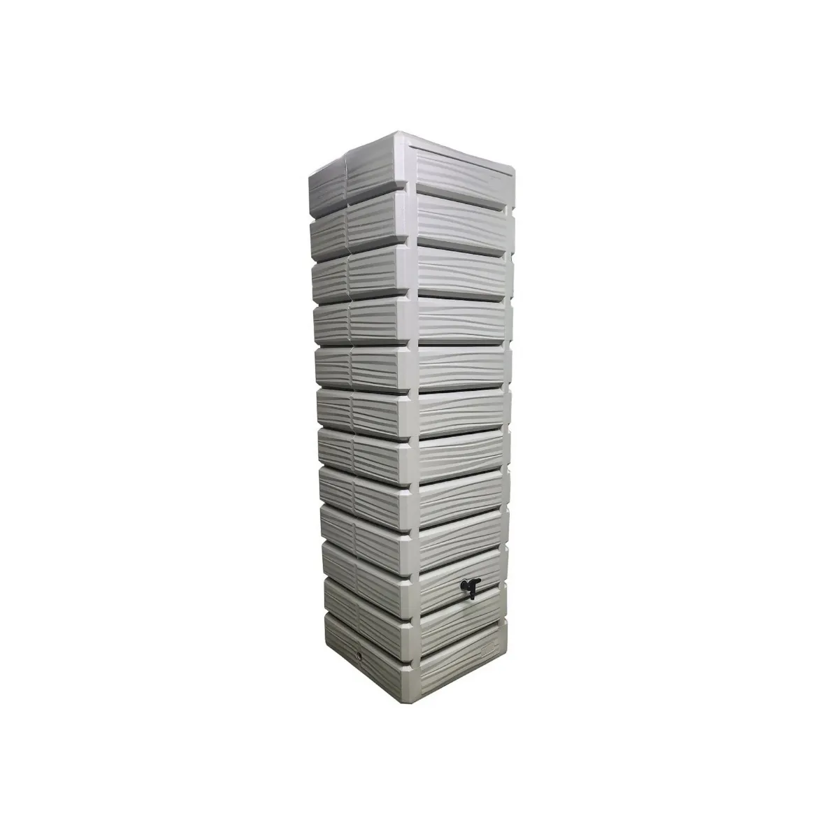 BELLI R&eacute;cup&eacute;rateur d'eau de pluie Dune 700 L + Kit raccord ch&eacute;neau - Jardin