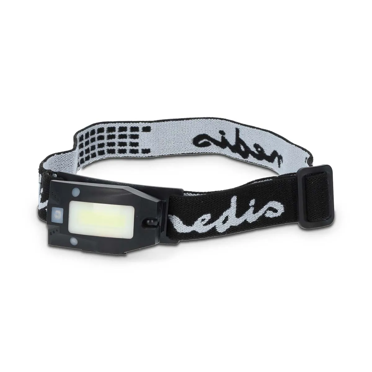 Nedis Lampe LED Frontale IPX4 180lm Rechargeable Inclinable à 360° Noir