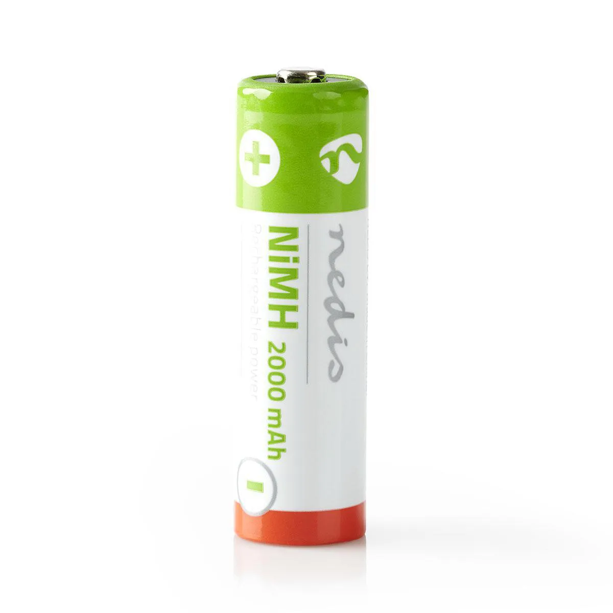 Nedis Lot De 4 Piles Rechargeables Nimh Aa 1.2V Dc 2000Mah Pré-Rechargées