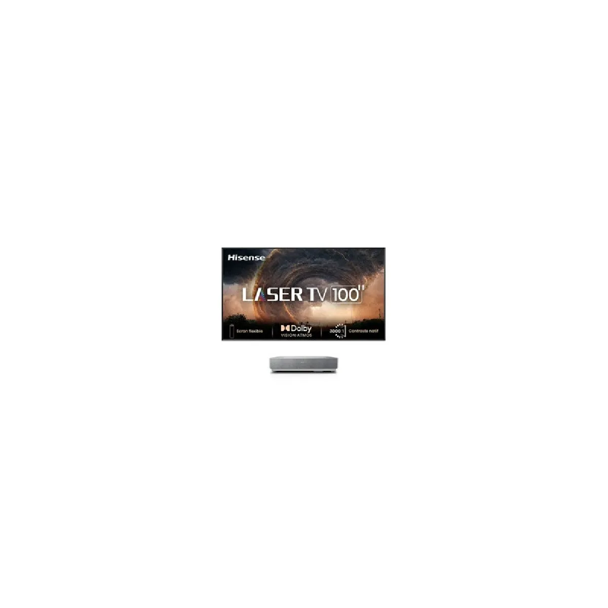 Vidéoprojecteur Hisense 100L5ND Laser TV 4K Gris