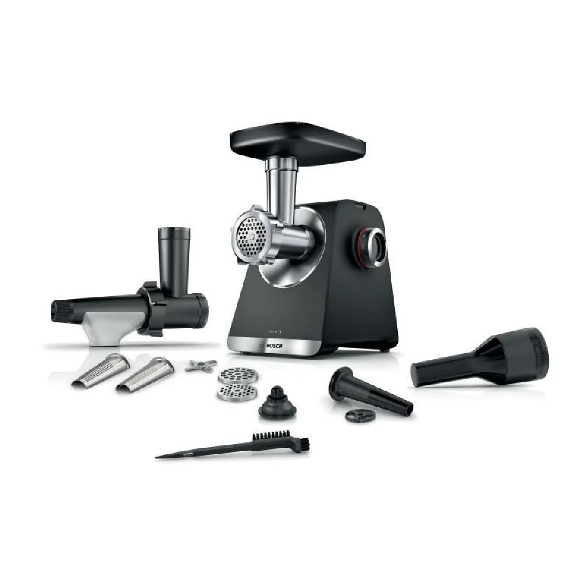 Hachoir a viande BOSCH Série 6 MFWS650B 3 5 kgmn 3 grilles de hachoir