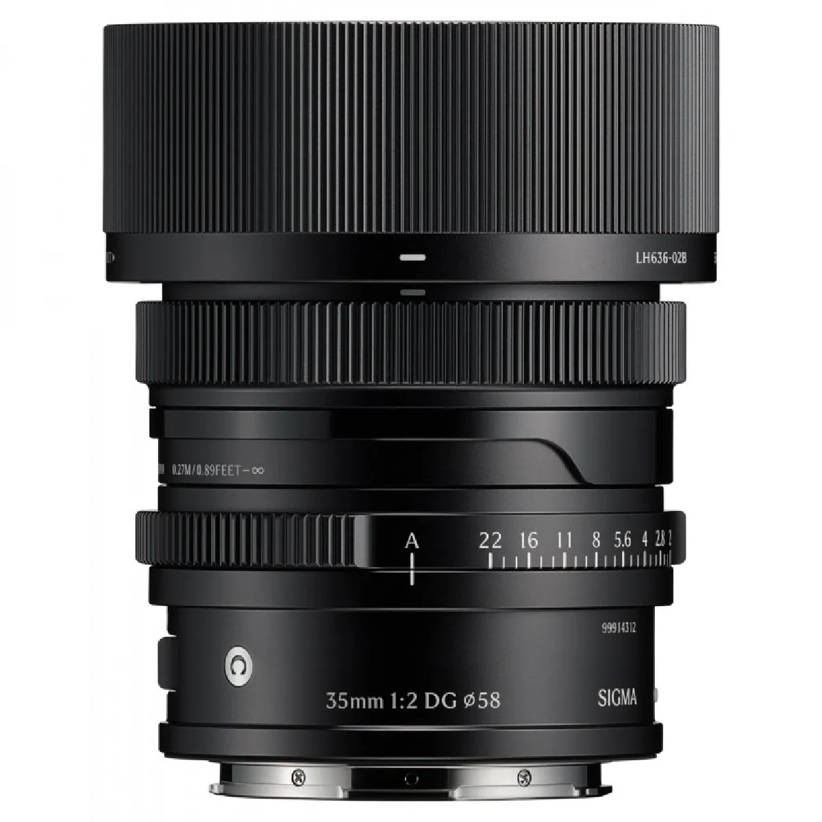 Sigma 35Mm F2 Dg Contemporary F/22 - F/2
