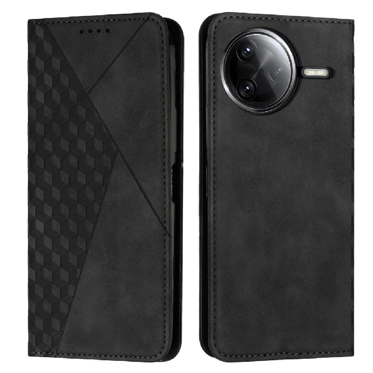 Générique Noir Étui Portefeuille Xiaomi Poco F7 Ultra