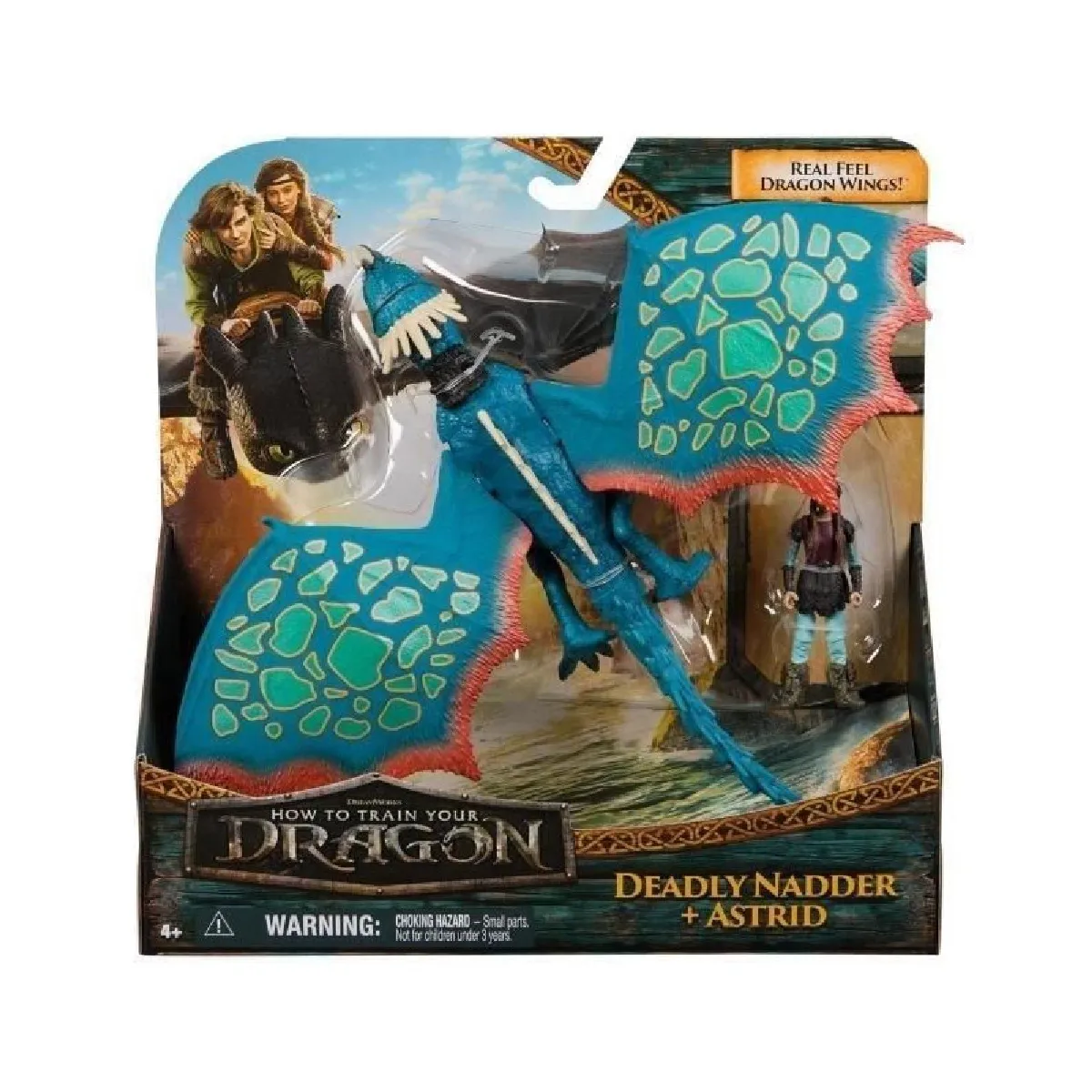 SPIN MASTER  PACK DRAGON ET VIKING 25 CM TEMPETE Dragons Movie