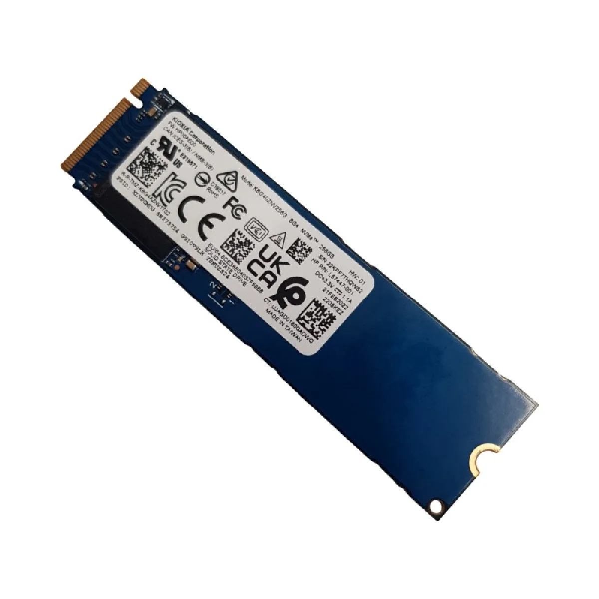 Kioxia KBG40ZNV256G 256GB NVMe M.2 2280