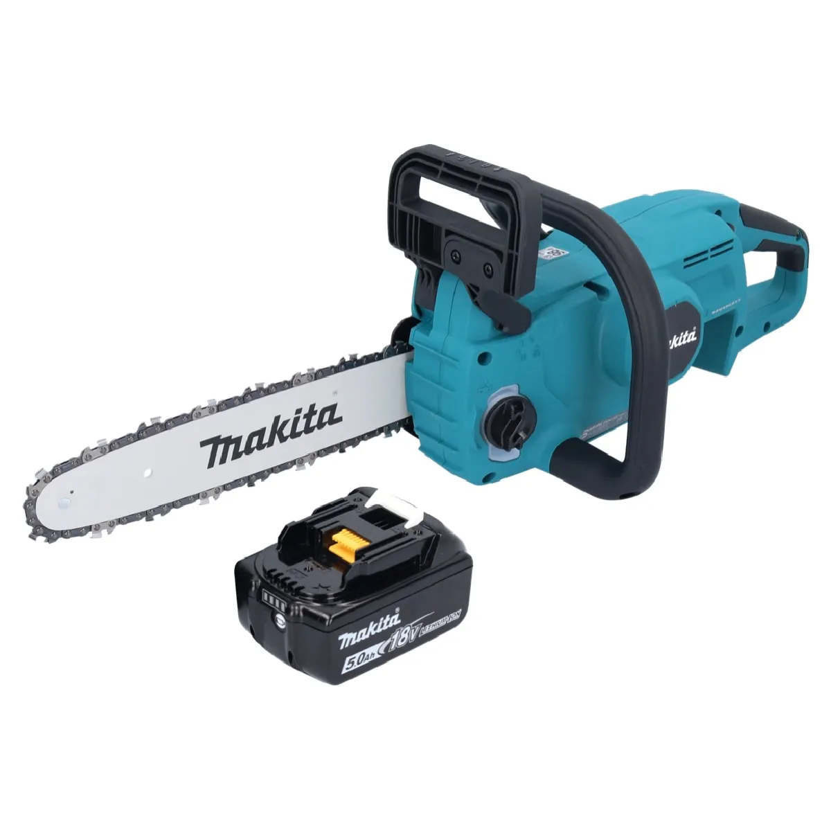Makita DUC 307 T1X2 tronçonneuse sans fil 18 V 30 cm 7 7 / Brushless + 1x batterie 5 0 Ah sans chargeur