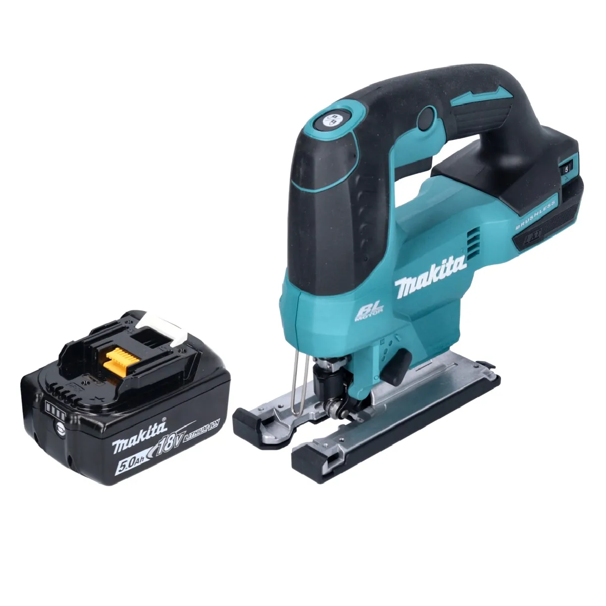 Makita DJV184T1 Scie sauteuse sans fil 18V Brushless + 1x Batterie 5 0Ah sans chargeur - vue 1