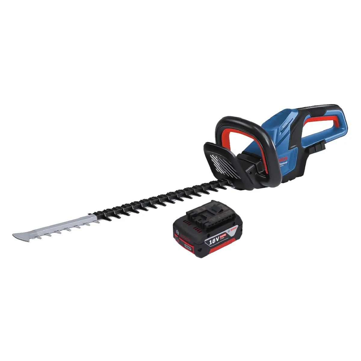 Bosch Taille-haies sans fil - GHE 18V-60 - 18V - 60 cm - Moteur Brushless - Batterie incluse Bleu - vue 5