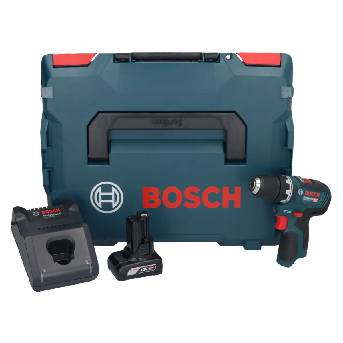 Bosch GSR 12V 35 Professional Perceuse visseuse sans fil 12 V 35 Nm Brushless + 1x batterie 6 0 Ah + chargeur + Boxx - vue 1