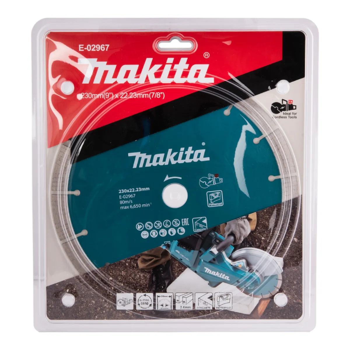 Makita Disque diamant pour découpeuses à batterie 230 mm E 02967 - vue 9