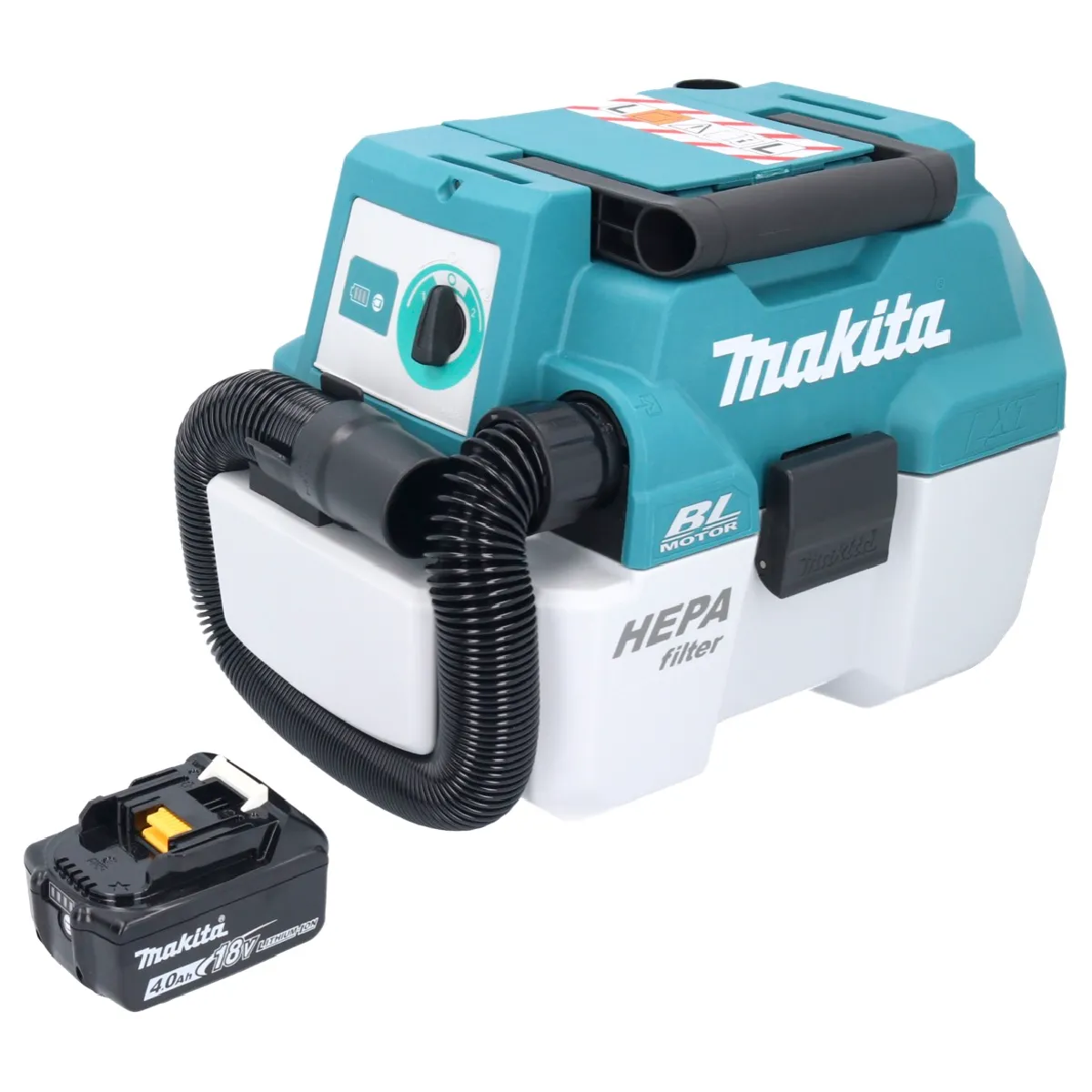 Aspirateur à batterie Makita DVC 750 18V Brushless - vue 2