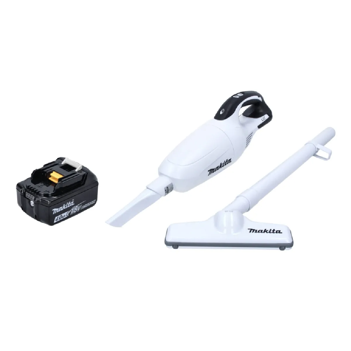 Aspirateur sans fil Makita DCL 181 FZ W 18 V Batterie 4 0 Ah LED intégrée - vue 2