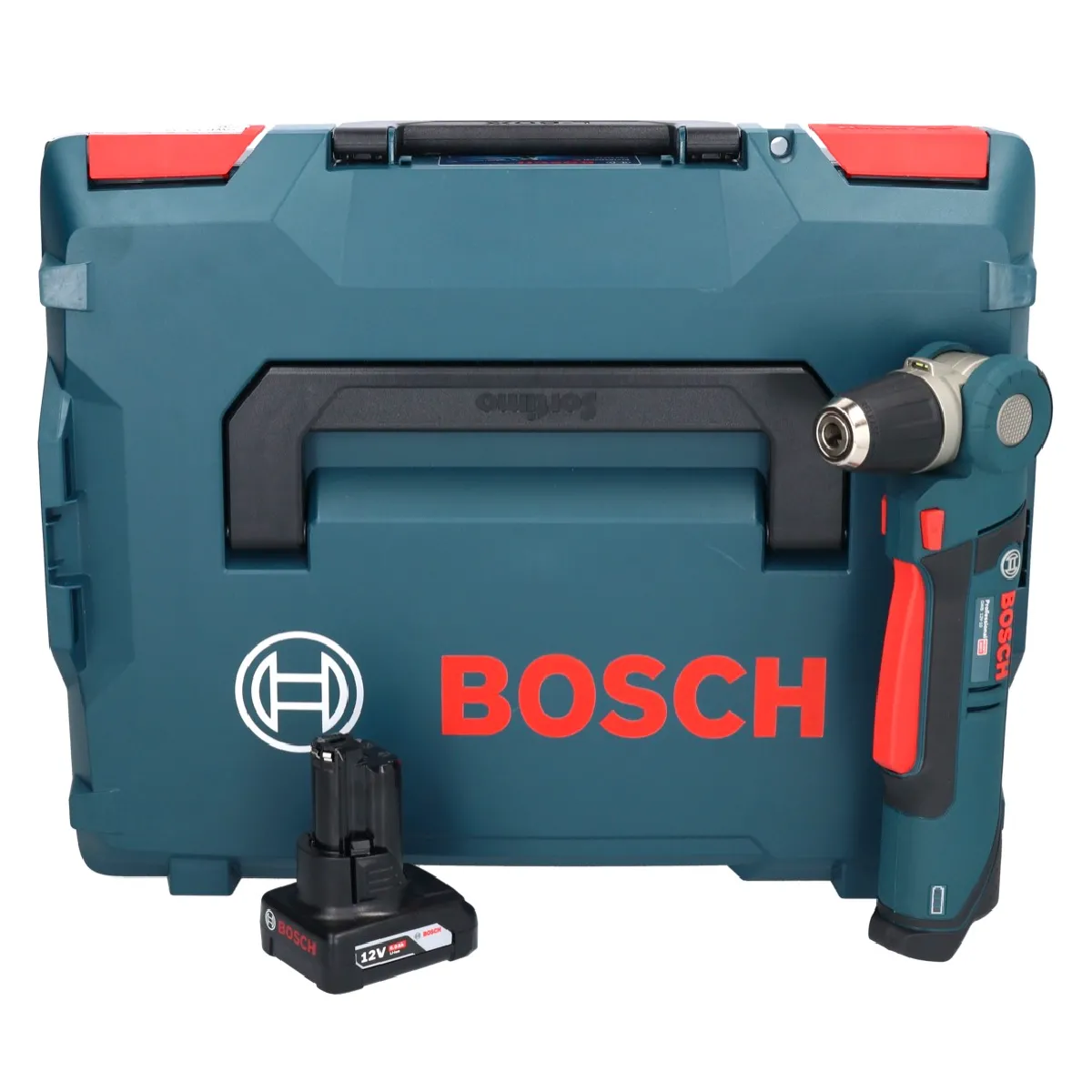 Bosch Professional GWB 12V 10 Perceuse d'angle sans fil 12 V + 1x batterie 6 0 Ah + Boxx sans chargeur