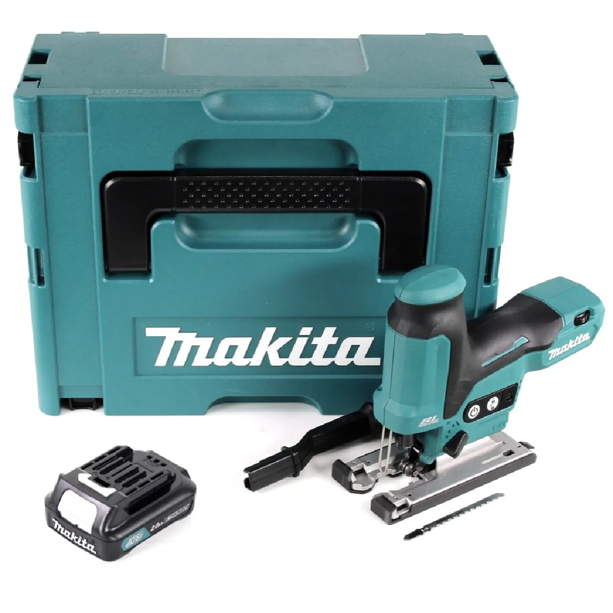Makita JV 102 DA1J 10 8 V Scie sauteuse pendulaire sans fil en coffret Makpac + 1x Batterie BL 1020 2 0 Ah sans Chargeur - vue 2